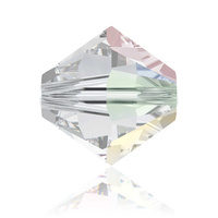 Swarovski Crystal Bicone Beads - Crystal AB 4mm x 20