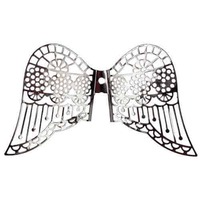 Large Angel Filigree Wings Craft Charm
