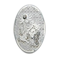 Butterfly Oval Filigree Craft Charm