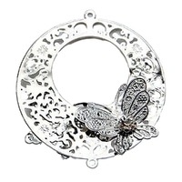 Butterfly Earring Filigree Craft Charm