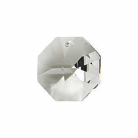 10mm Preciosa Clear Crystal Octagon - Traditional Cut *Factory Seconds*