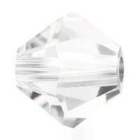 Preciosa Bicone Beads - Clear Crystal 4mm x 36