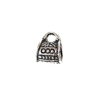 Tibetan Style Silver Handbag Bail x 8mm