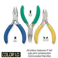 Beadsmith Color Id Mini Pliers - 3 Piece Set