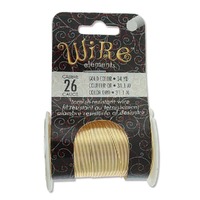 Beadsmith Craft Wire - Tarnish Resistant Gold x 26ga