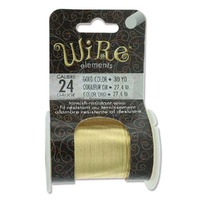 Beadsmith Craft Wire - Tarnish Resistant Gold x 24ga