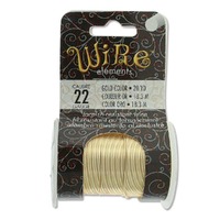 Beadsmith Craft Wire - Tarnish Resistant Gold x 22ga