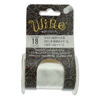 Beadsmith Craft Wire - Tarnish Resistant Silver x 18ga