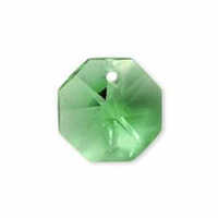 Crystal Octagon - Apple Green x 14mm *Seconds*