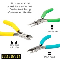 Beadsmith Color Id Pliers - 3 Piece Set
