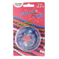 Stretch Magic Jewellery Cord - Clear 1mm / 0.039" x 5 metre roll