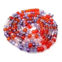Czech Glass Seed Beads - Size 8/0 - 1 Hank x Melonberry