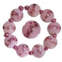 Handmade Lampwork Beads by Ian Williams x Turkish Rose