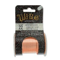 Beadsmith Craft Wire - Tarnish Resistant Copper x 22ga - FACTORY SECONDS