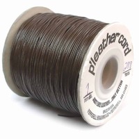 P'Leather Cord - Brown  ~ 1mm Diameter x 1 Metre