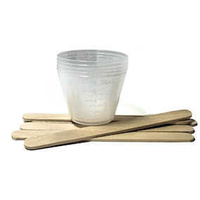 Ice Resin Mixing Cups And Sticks x 5