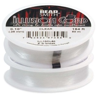 Beadsmith Illusion Cord - Clear x 50 Metres