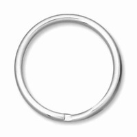 Split Key Ring - Nickel Silver x 24mm