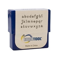Alphabet Letter Metal Punch Stamp Set - Verona Lower Case x 2mm