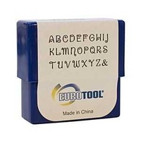 Alphabet Letter Metal Punch Stamp Set - Verona Upper Case x 2mm