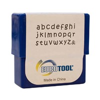 Alphabet Letter Metal Punch Stamp Set - Aras Lower Case x 2mm