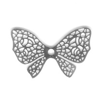 Butterfly Bow Filigree Craft Charm