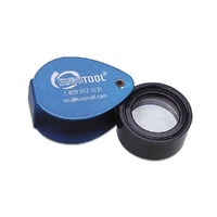 Jewellers Aluminium Magnifying Loupe 10x - Blue