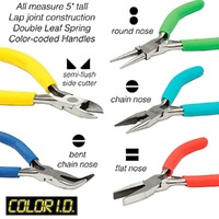 Beadsmith Color Id Pliers - 5 Piece Set