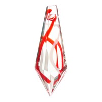Crystal Point - Multicolour Red x 38mm