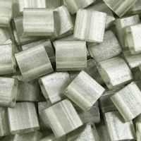 Tila Beads - Miyuki Two Hole Flat Square - Transparent Oyster Luster 5mm x 7.2Grams