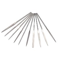 Diamond Needle File Set - 10 Piece Set  x Fine Grit