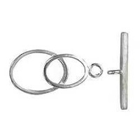 Toggle Clasp Sterling Silver - Double Ring