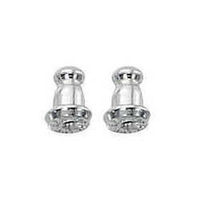 Earring Backs - Bullet Clutch - Sterling Silver 5mm x 1 Pair