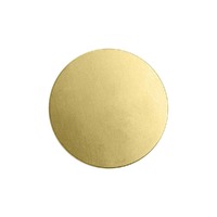 Metal Stamping Blank - 24ga Brass Circle Medium x 25mm