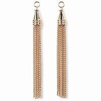 Dangle Charms - Styled By Tori Spelling - Gold Chain Tassels x 90mm