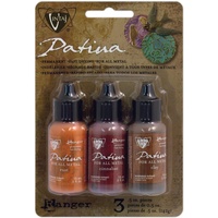 Vintaj Patina Kit By Ranger Inks x Rusted Hardware - Add colour to metal & crafts