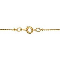 Ball Chain Necklace - Gold Plated 1.2mm x 18"