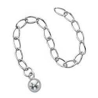 Extender Chain - Silver Filled - 3" With 5mm Ball