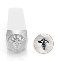 Impressart Signature Metal Design Stamp - Medical Symbol
