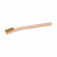 Eurotool Brass Brush with Wooden Handle