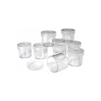 Bead and Craft Plastic Storage Container Jars