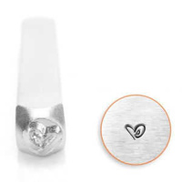 Impressart Metal Stamping Tool - Design Stamp ~ Boogie Heart x 3mm