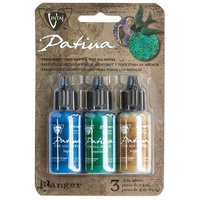 Vintaj Patina Kit By Ranger Inks x Faded Pickup - Add colour to metal and crafts