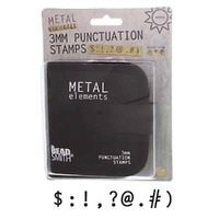Punctuation Metal Punch Set with Storage Pouch x 3mm - **Factory Seconds**