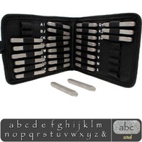 Alphabet Letter Metal Stamp Set - Chalkboard Lowercase x 3mm