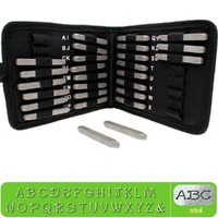 Metal Stamping Tool Kit with Alphanumeric Stamps and Assorted