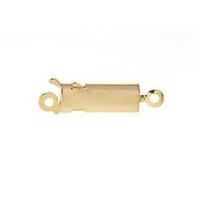 Bullet Fastener Clasp - Gold Plated 19x3mm