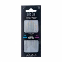 Dazzle-It Gold Eye Beading Needles - Size 10 - Pack Of 7