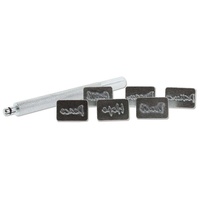 Leather Craft Stamp Set - Inspirational Style 2 x 6 Stamps