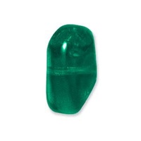 Czech Glass Rock Nugget Beads - Teal 18mm x 10 Beads